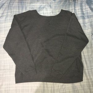 Oversized grey sweatshirt